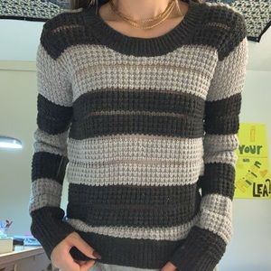 Long Sleeve Striped Sweater